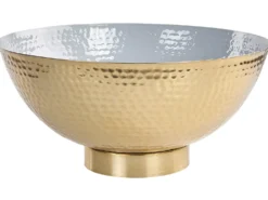 Sæt af 3 dekorative skåle BARU Metal Guld