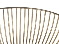 Sæt af 3 dekorative skåle GARUT Metal Guld
