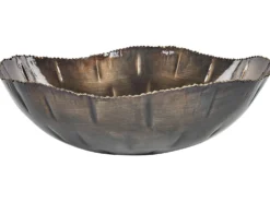 Sæt af 3 dekorative skåle PINANG Metal Messing