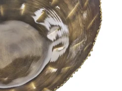 Sæt af 3 dekorative skåle PINANG Metal Messing