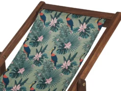 Sæt af 2 erstatningsbetræk til liggestol ANZIO/AVELLINO 113 x 44 cm Multifarvet