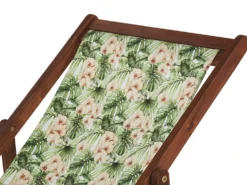 Sæt af 2 erstatningsbetræk til liggestol ANZIO/AVELLINO 113 x 44 cm Lyserød