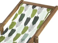 Sæt af 2 erstatningsbetræk til liggestol ANZIO/AVELLINO 113 x 44 cm Grøn