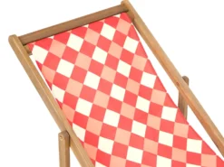 Sæt af 2 erstatningsbetræk til liggestol ANZIO/AVELLINO 113 x 44 cm Rød