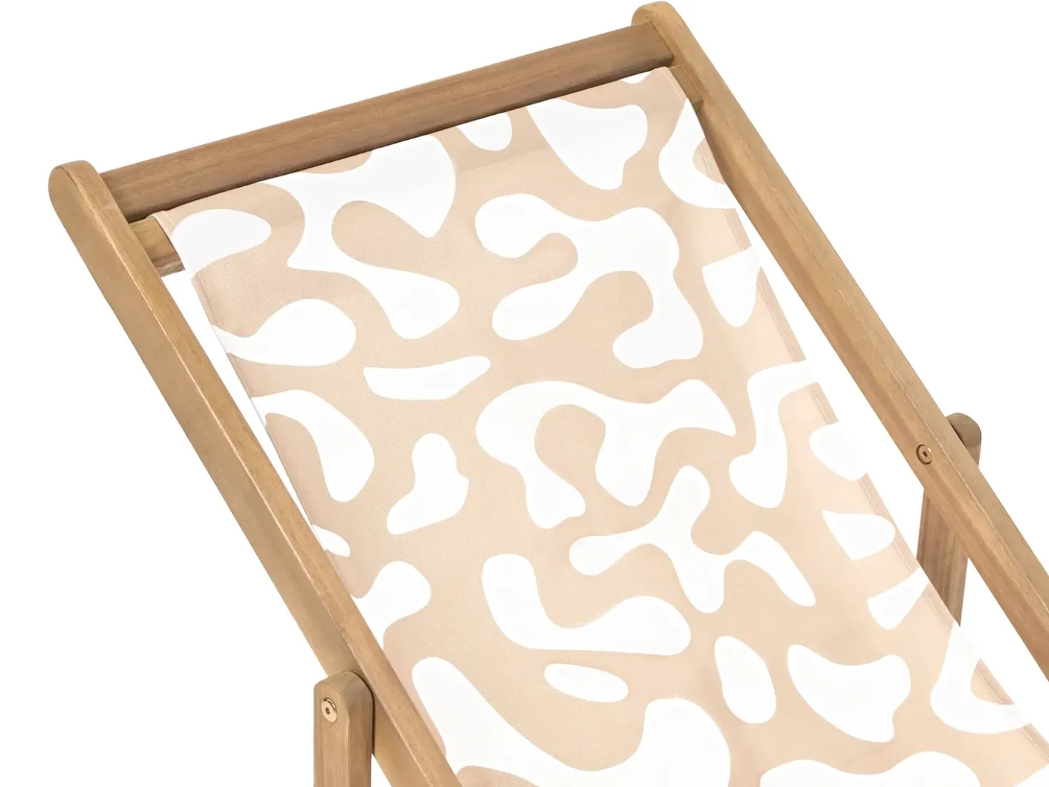 Sæt af 2 erstatningsbetræk til liggestol ANZIO/AVELLINO 113 x 44 cm Beige