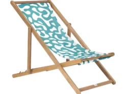 Sæt af 2 erstatningsbetræk til liggestol ANZIO/AVELLINO 113 x 44 cm Turkis