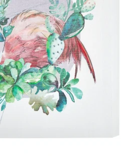 Sæt af 3 fotorammer MENAKA Dyre motiv 30 x 30 cm Multifarvet