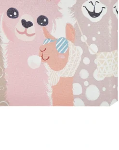 Sæt af 3 fotorammer TILLIA Dyre motiv 30 x 30 cm Multifarvet