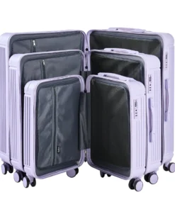 Sæt af 3 hardcase-kufferter MYNTIS Lilla