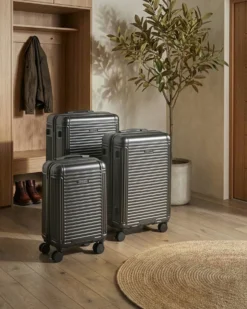 Sæt af 3 hardcase-kufferter MYNTIS Mørkegrå