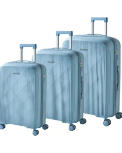 Sæt af 3 hardcase-kufferter TONSAI Blå