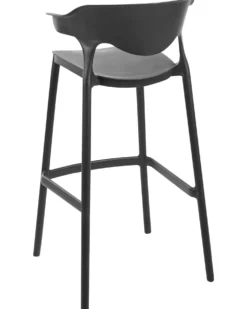 Sæt af 2 have barstole GUBBIO Sort
