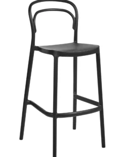 Sæt af 2 have barstole PORANO Sort