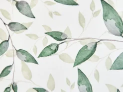 Sæt af 2 havehynder FLYLEAF Plante mønster 45 x 45 cm Grøn