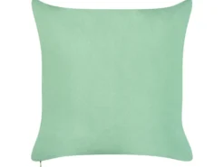 Sæt af 2 havehynder FLYLEAF Plante mønster 45 x 45 cm Grøn