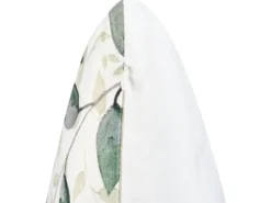 Sæt af 2 havehynder FLYLEAF Plante mønster 45 x 45 cm Grøn