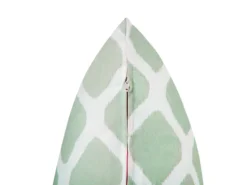 Sæt af 2 havehynder KALAMOS Geometrisk mønster 40 x 70 cm Mintgrøn