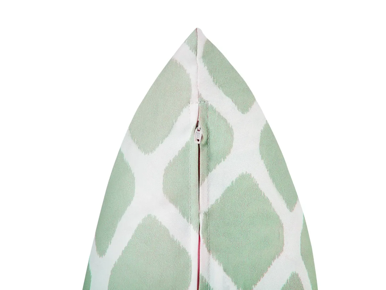 Sæt af 2 havehynder KALAMOS Geometrisk mønster 40 x 70 cm Mintgrøn