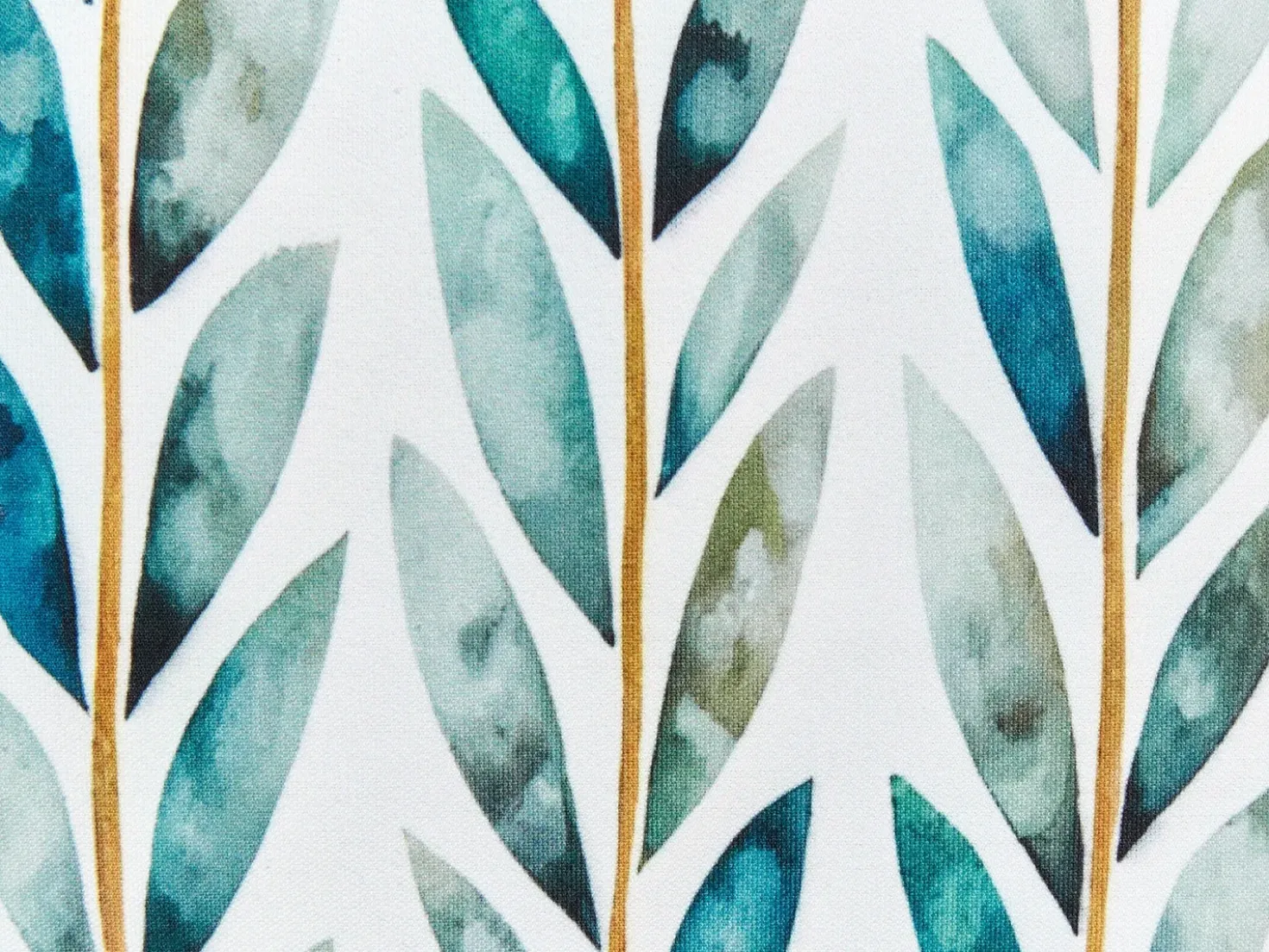 Sæt af 2 havehynder LOANO Plante mønster 40 x 60 cm Grøn