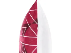 Sæt af 2 havehynder MEZZANO Geometrisk mønster 40 x 60 cm Fuchsia