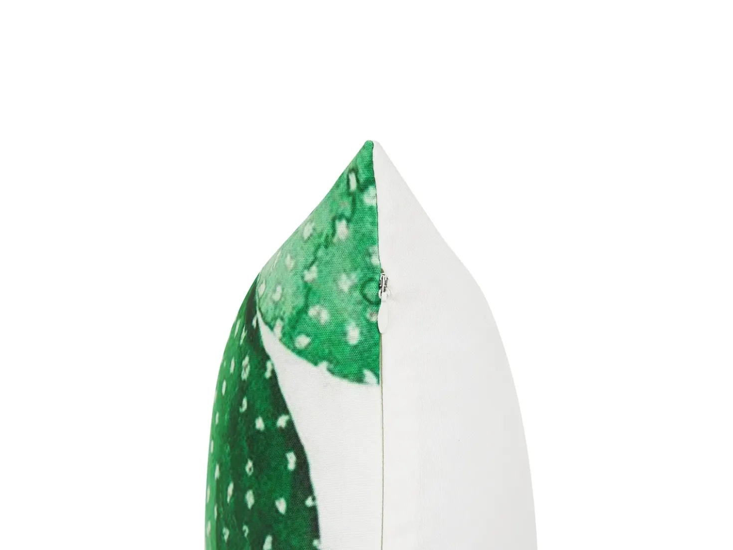 Sæt af 2 havehynder OSTINA Plante mønster 45 x 45 cm Grøn