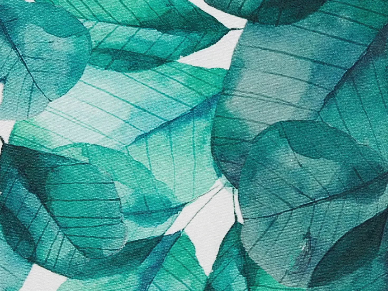 Sæt af 2 havehynder TREBBO Plante mønster 45 x 45 cm Blågrøn
