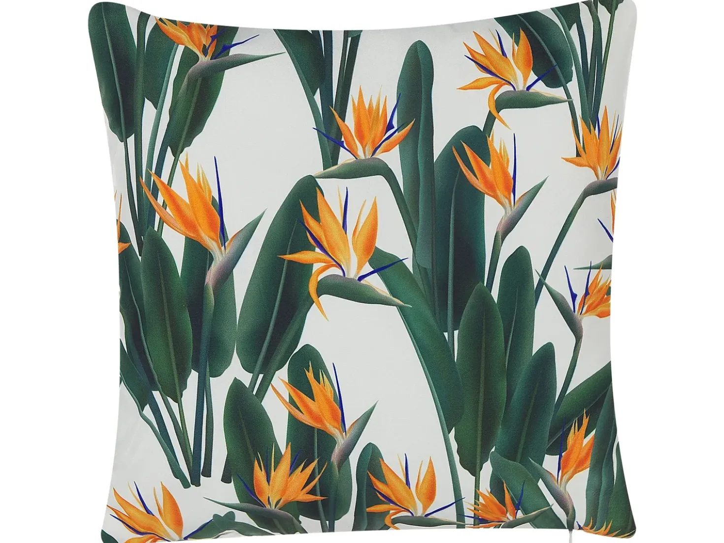 Sæt af 2 havehynder TSOTYLI Blomstermønster 45 x 45 cm Grøn