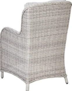 Sæt af 2 havelænestole CASCAIS PE-rattan Beige