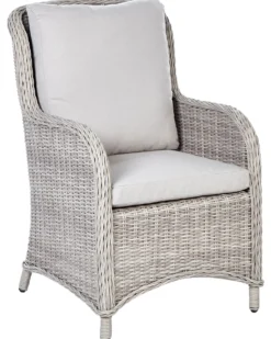 Sæt af 2 havelænestole CASCAIS PE-rattan Beige