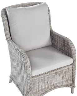 Sæt af 2 havelænestole CASCAIS PE-rattan Beige