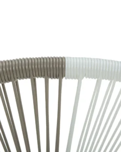 Sæt af 2 havestole ACAPULCO PE-rattan Hvid