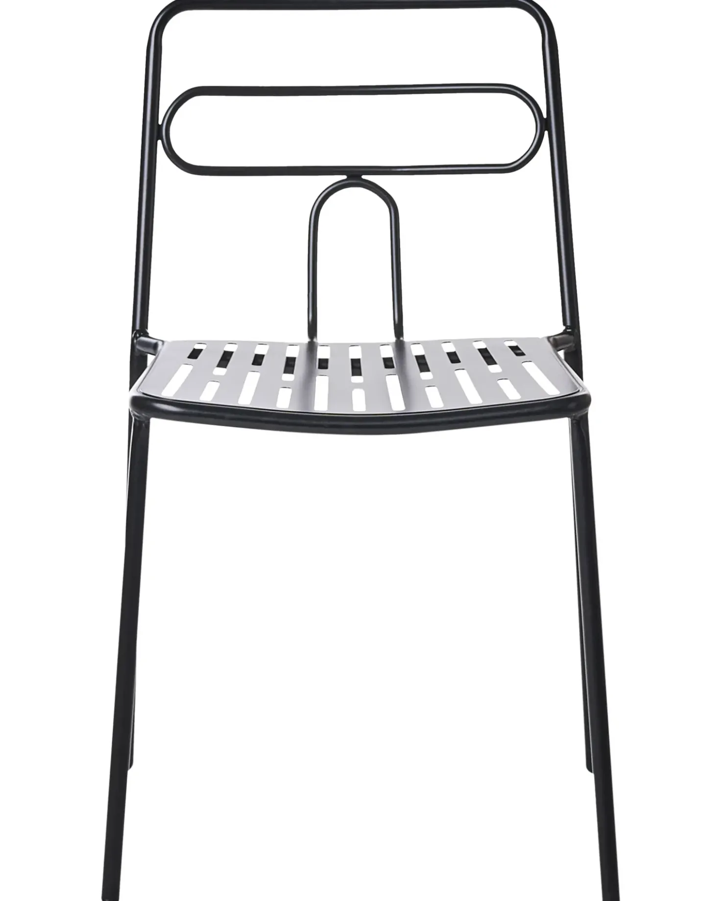 Sæt af 2 havestole AGEROLA Metal Sort
