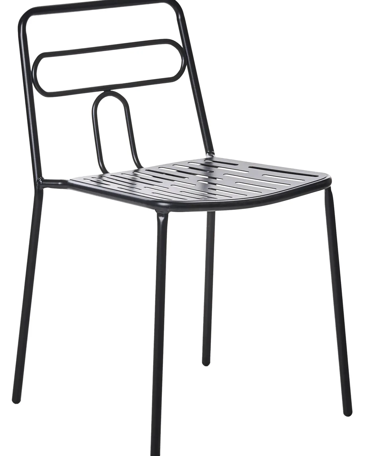 Sæt af 2 havestole AGEROLA Metal Sort