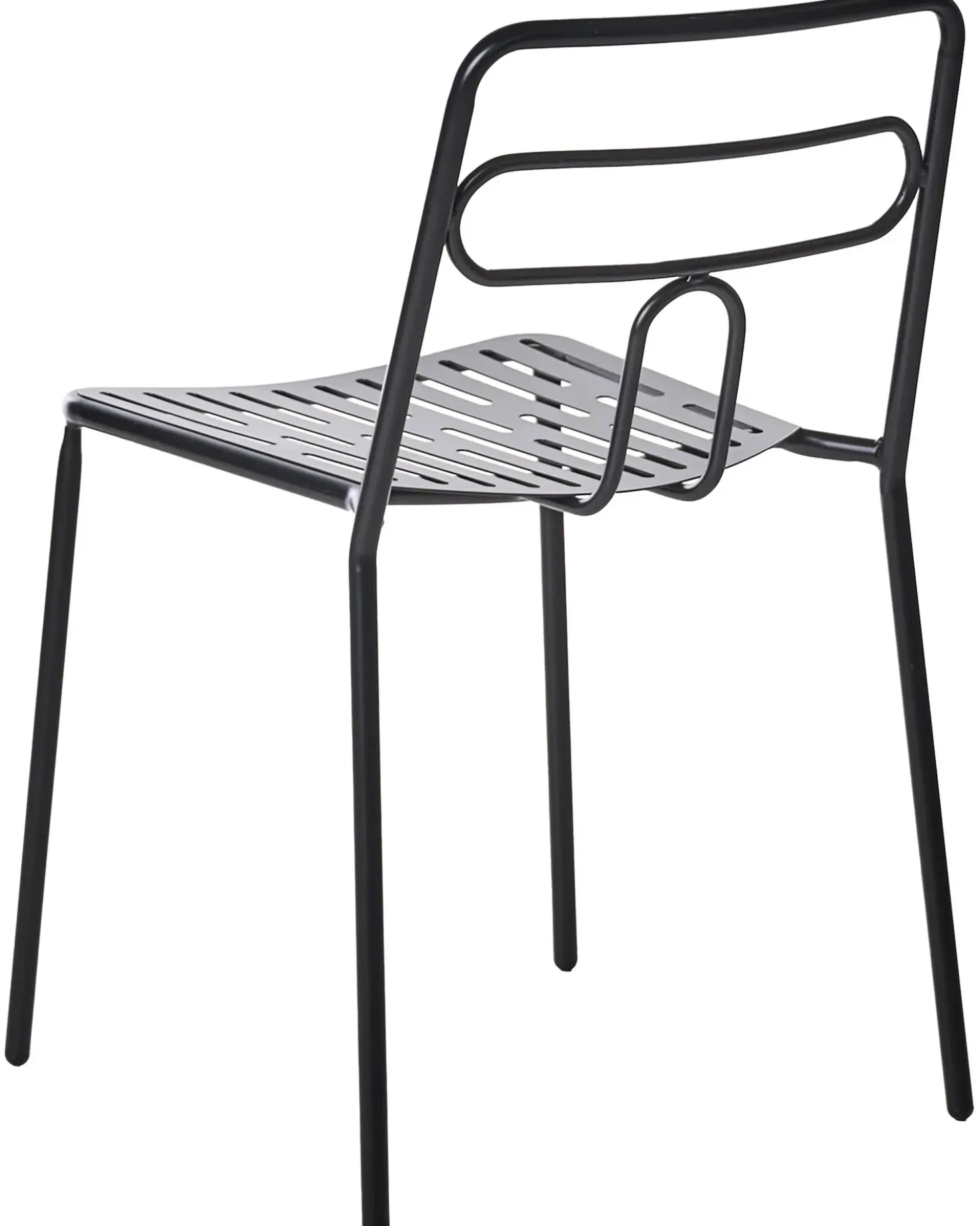 Sæt af 2 havestole AGEROLA Metal Sort