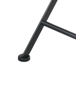 Sæt af 2 havestole AGGIUS Foldbar Metal Sort