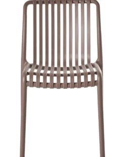Sæt af 4 havestole ARICCIA Brun