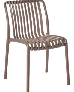 Sæt af 4 havestole ARICCIA Brun
