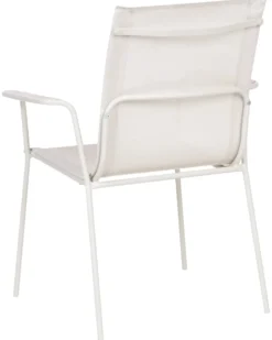 Sæt af 4 havestole CARAVINO Metal Lys Beige