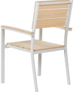 Sæt af 6 havestole COMO Beige