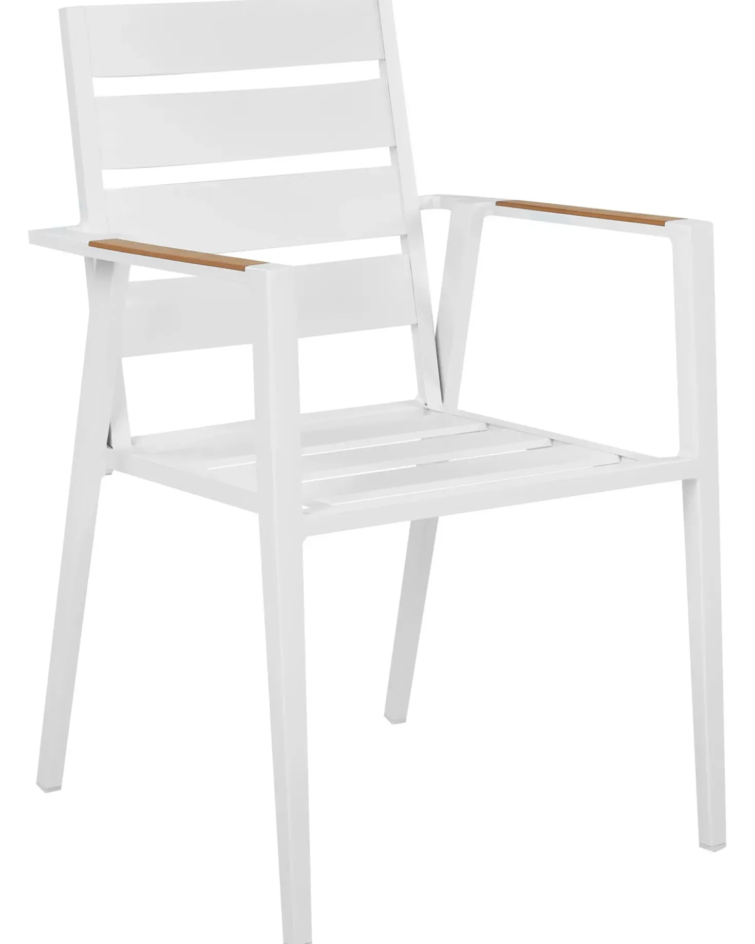 Sæt af 6 havestole TAVIANO Metal Hvid