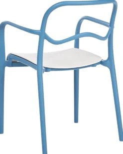 Sæt af 2 havestole THASOS Syntetisk materiale Blå