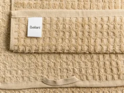 Sæt af 11 håndklæder ATAI Bomuld Sand Beige