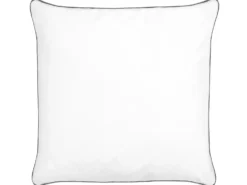 Sæt af 2 hovedpuder PELISTER Høj Microfiber 80 x 80 cm Hvid