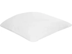 Sæt af 2 hovedpuder TRIGLAV Lav Polyester 80 x 80 cm Hvid