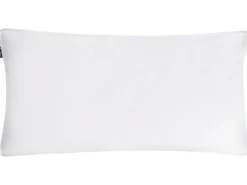 Sæt af 2 hovedpuder VIHREN Lav Andefjer og andedun 40 x 80 cm Hvid