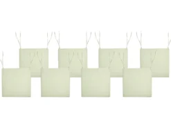 Sæt af 8 hynder til havestol SASSARI PREMIUM 46 x 46 cm Lysegrøn