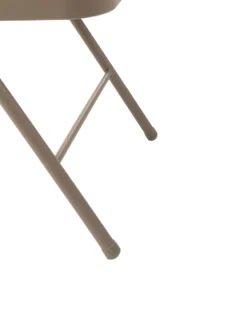 Sæt af 4 klapstole SHASTA Metal Beige