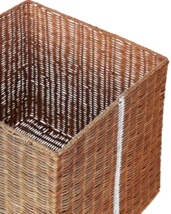 Sæt af 3 kurve Julegaver CADEAU Rattan Naturlig