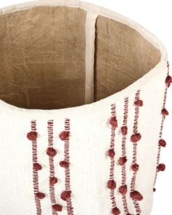 Sæt af 2 kurve KHEL Bomuld Beige