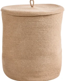 Sæt af 2 kurve SILOPI Bomuld Beige